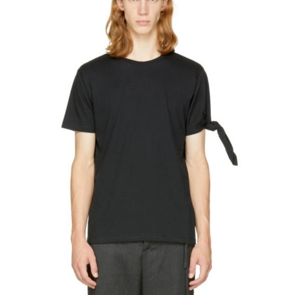 Unisex JW Anderson Black Single Knot T-Shirt - Picture 4 of 8